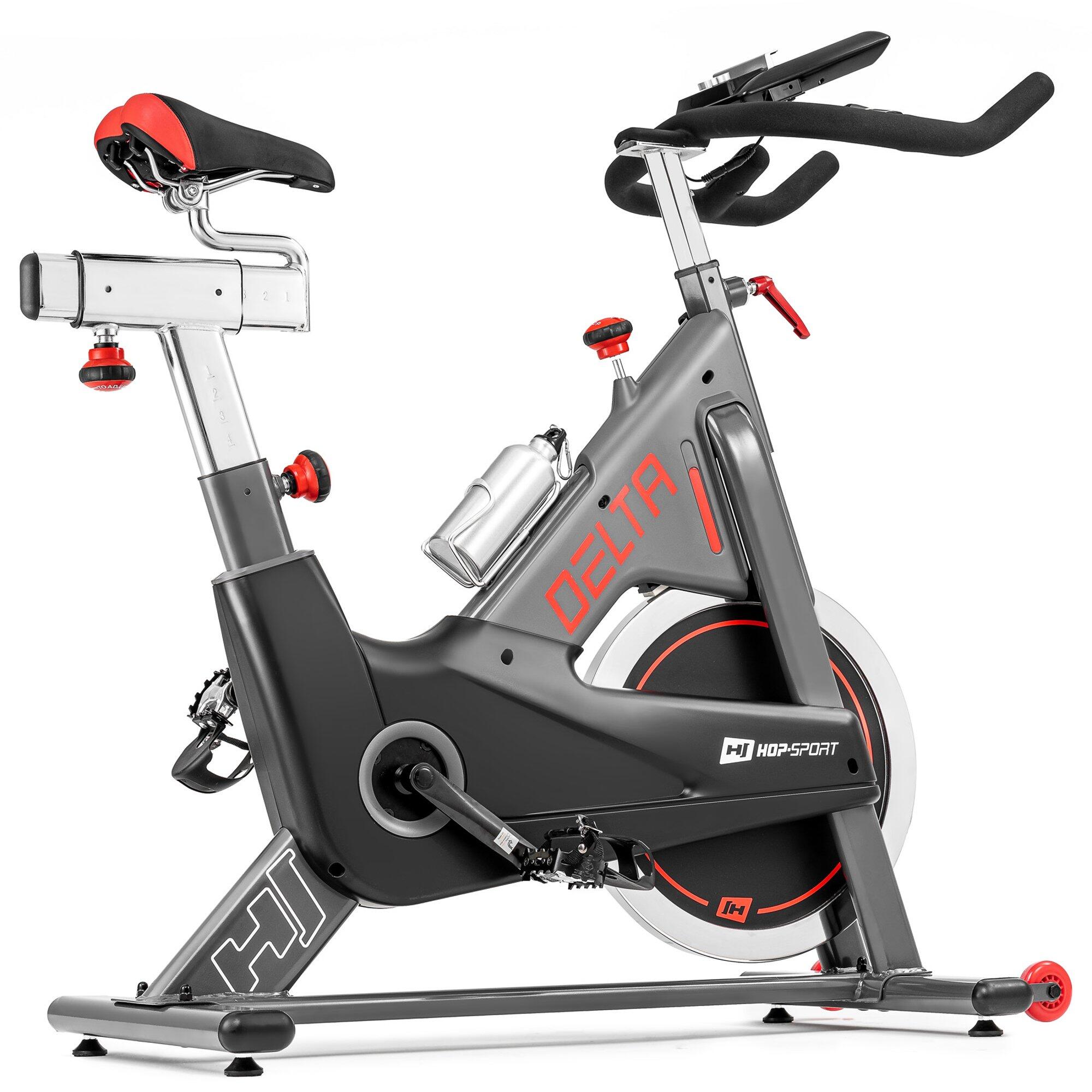 HOP-SPORT Cyklotrenažér Indoor Cycling Delta 20kg zátěž