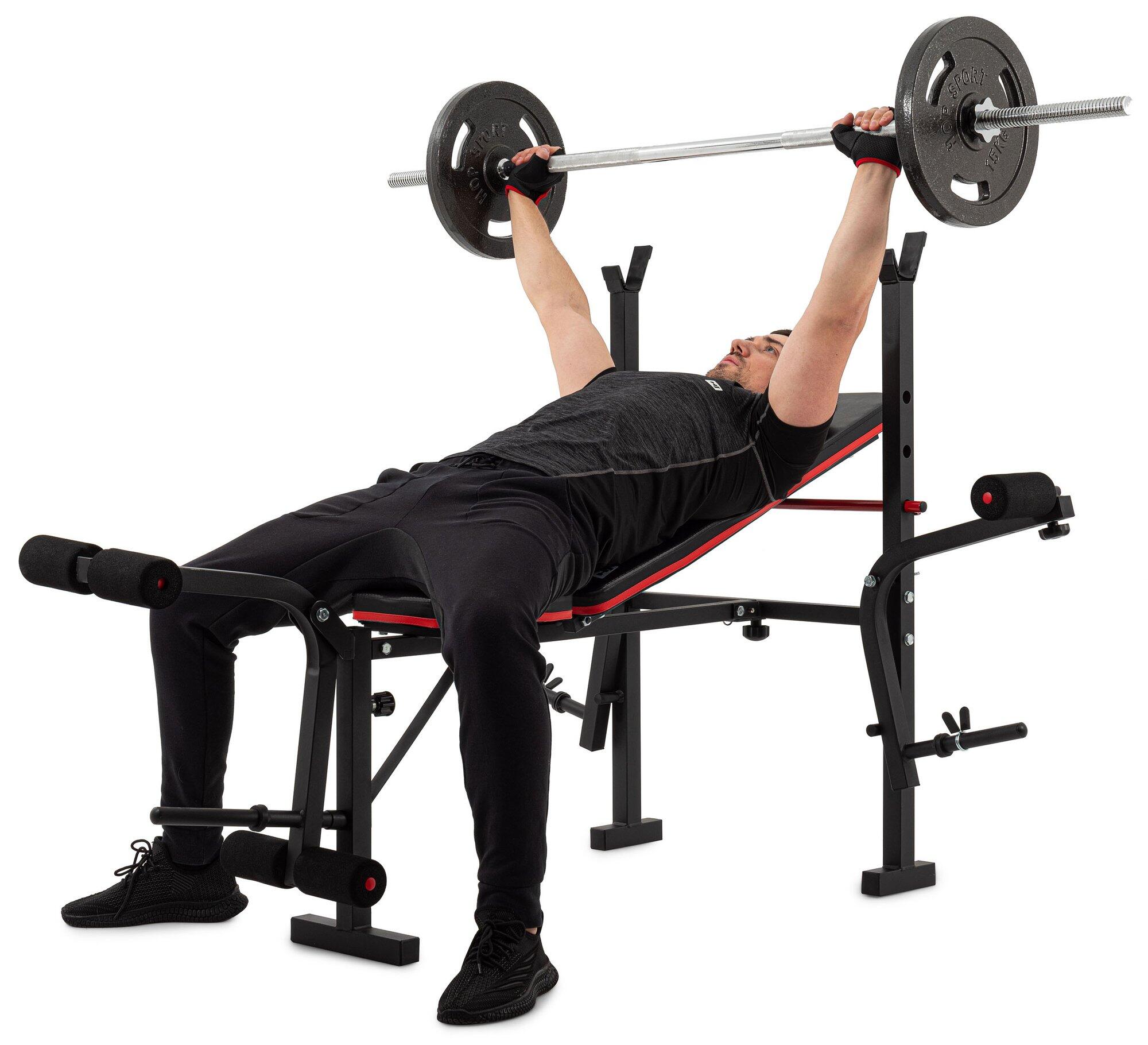Banc de musculation Hop-Sport HS-1055 Pro avec pupitre à biceps 6/7