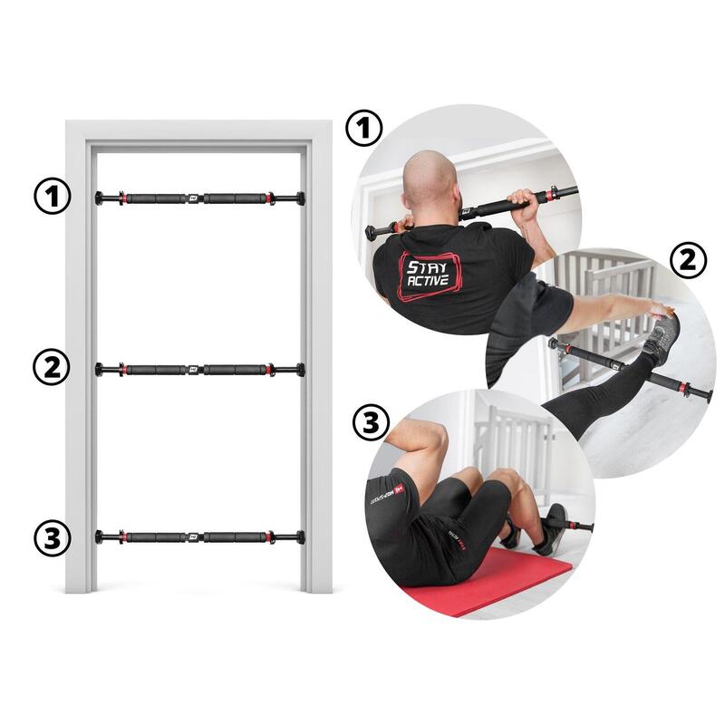 Posilovací hrazda do dveří do 150kg