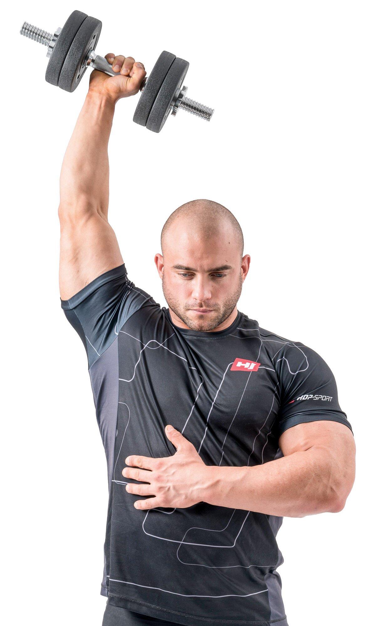 Manubri compositi Hop-Sport 2x20kg PRO 5/7