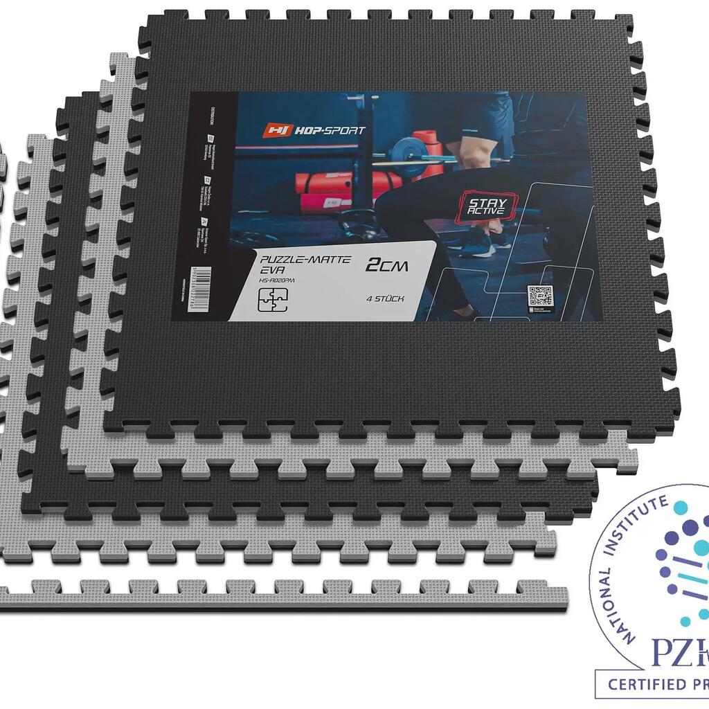 Пъзел постелка 2см Hop-Sport- 4бр 120x120см
