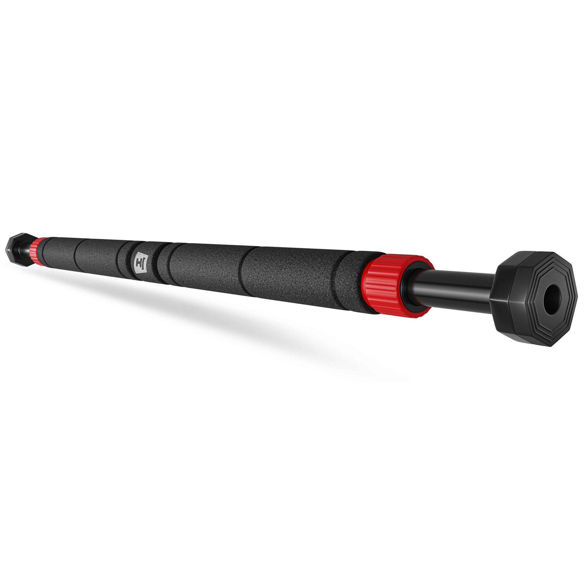 Hop-sport - Barre De Traction Hop-sport Hs-m050dp Extensible - Barre De Traction - Noir|rouge - 100 Cm - Decathlon