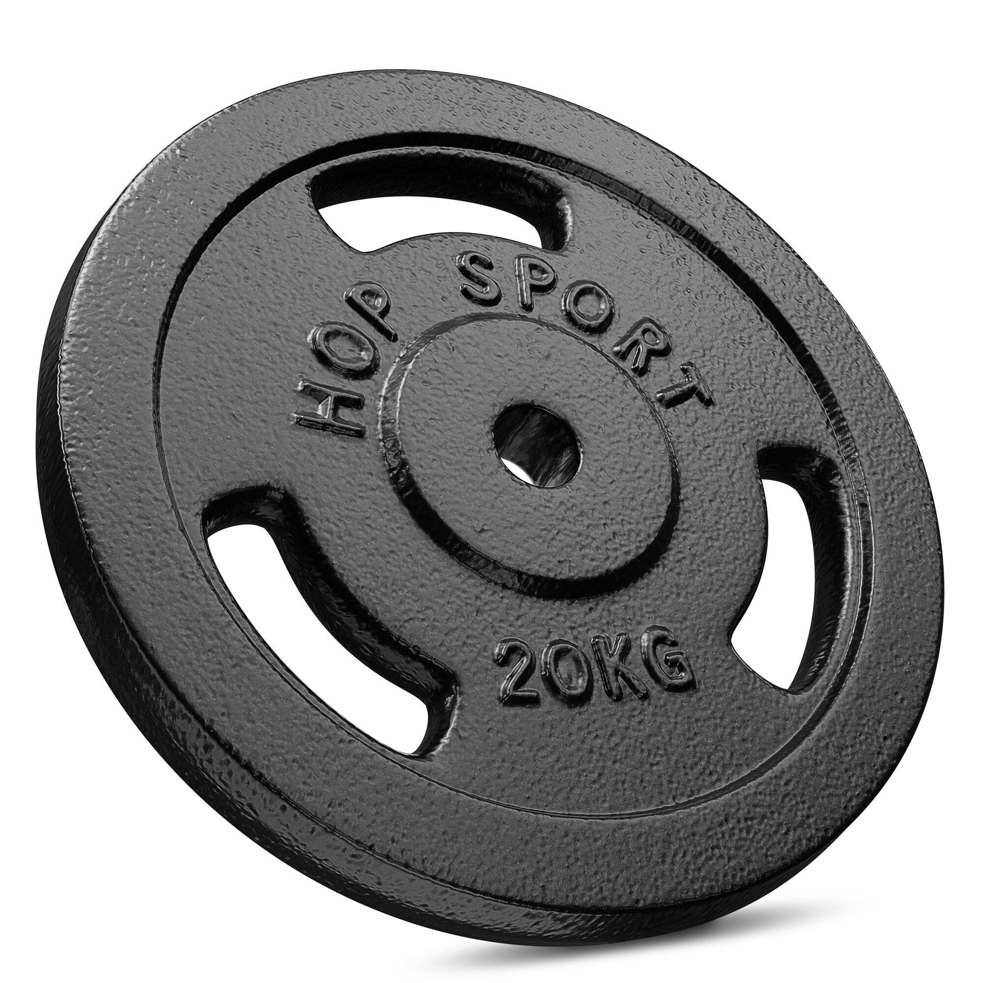 Zestaw obciążeń żeliwnych do sztangi Hop-Sport HS-I40GG 2x20kg