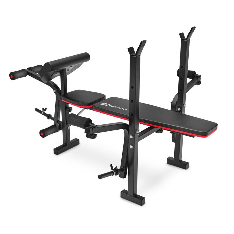 Bancă de exerciții Hop-Sport HS-1055 Pro cu suport