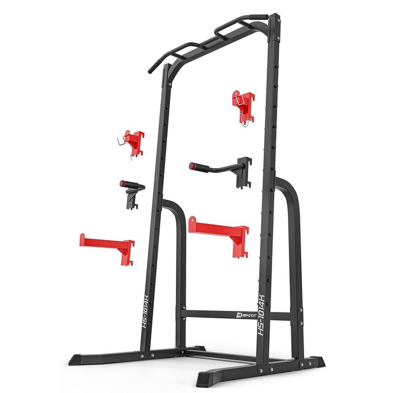 Bare pentru antrenament Hop-Sport HS-1014K cu bară și siguranță