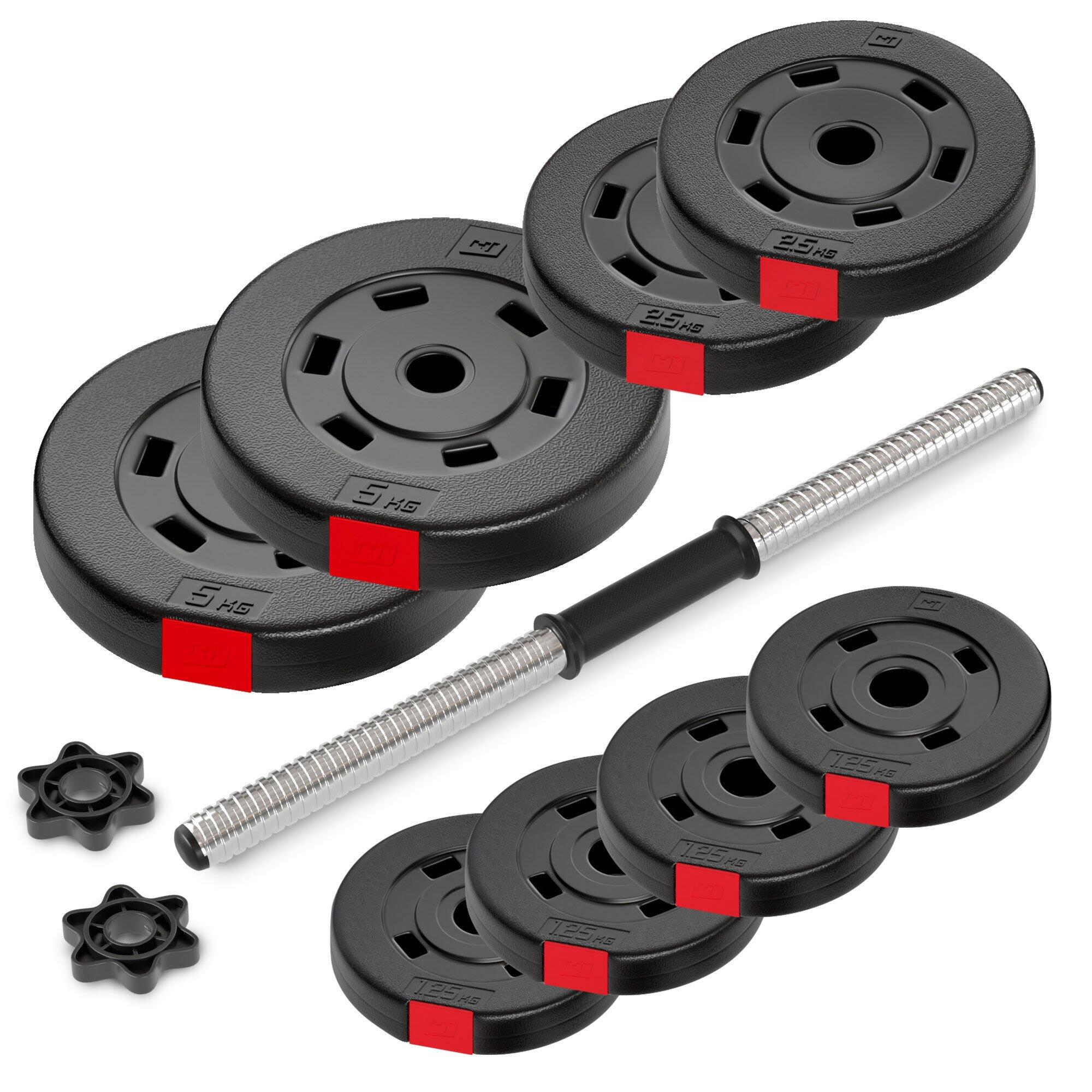 Ensemble d'haltères pour entraînement de force 1x20kg Hop-Sport HS-CD1x20 2/7