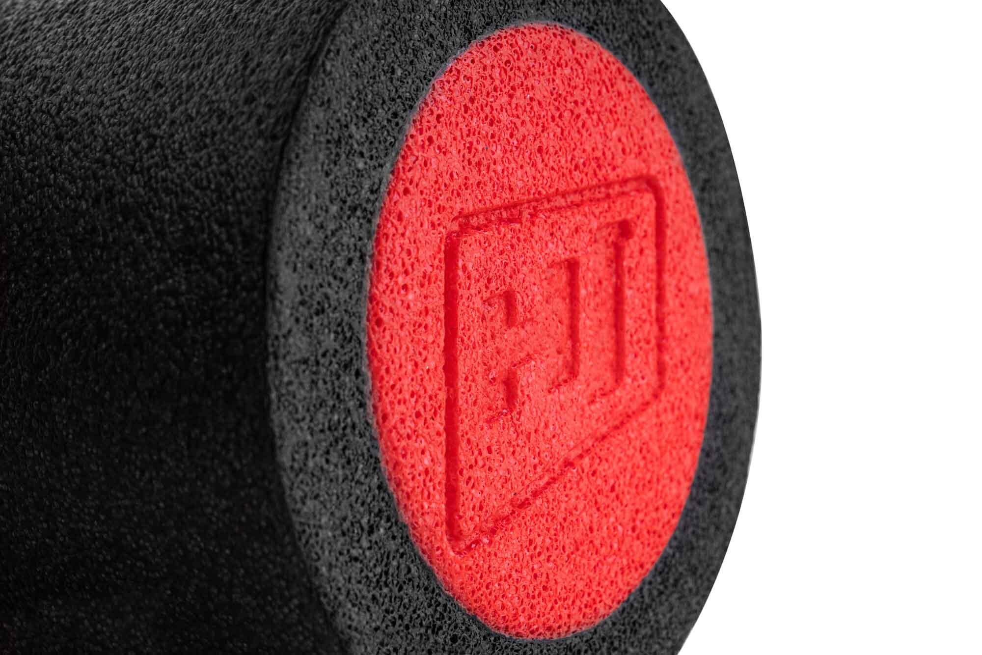 Rodillo de masaje EPE 30cm negro-rojo 2/7