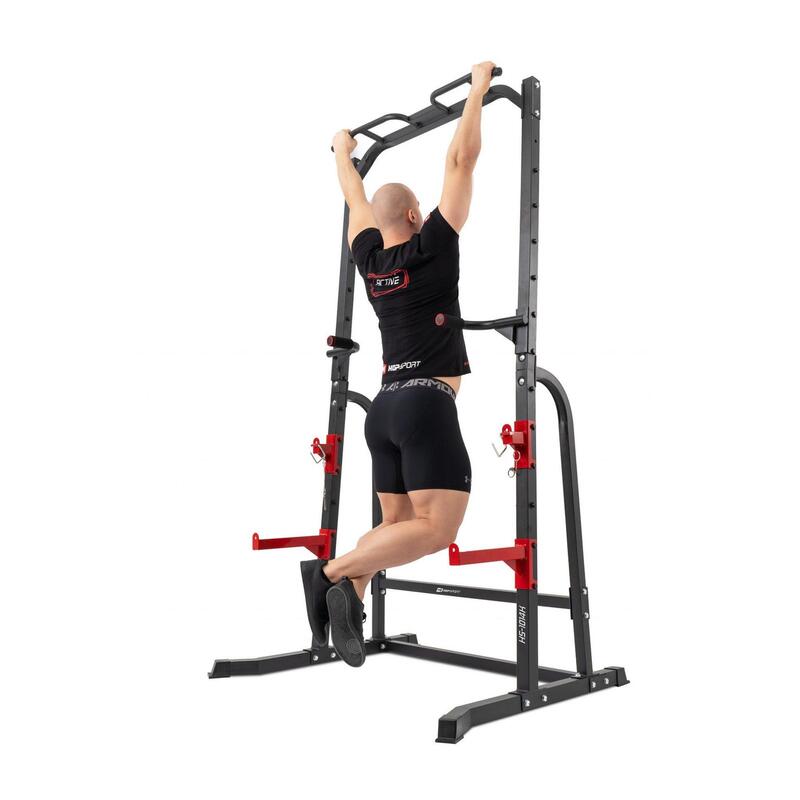Bare pentru antrenament Hop-Sport HS-1014K cu bară și siguranță