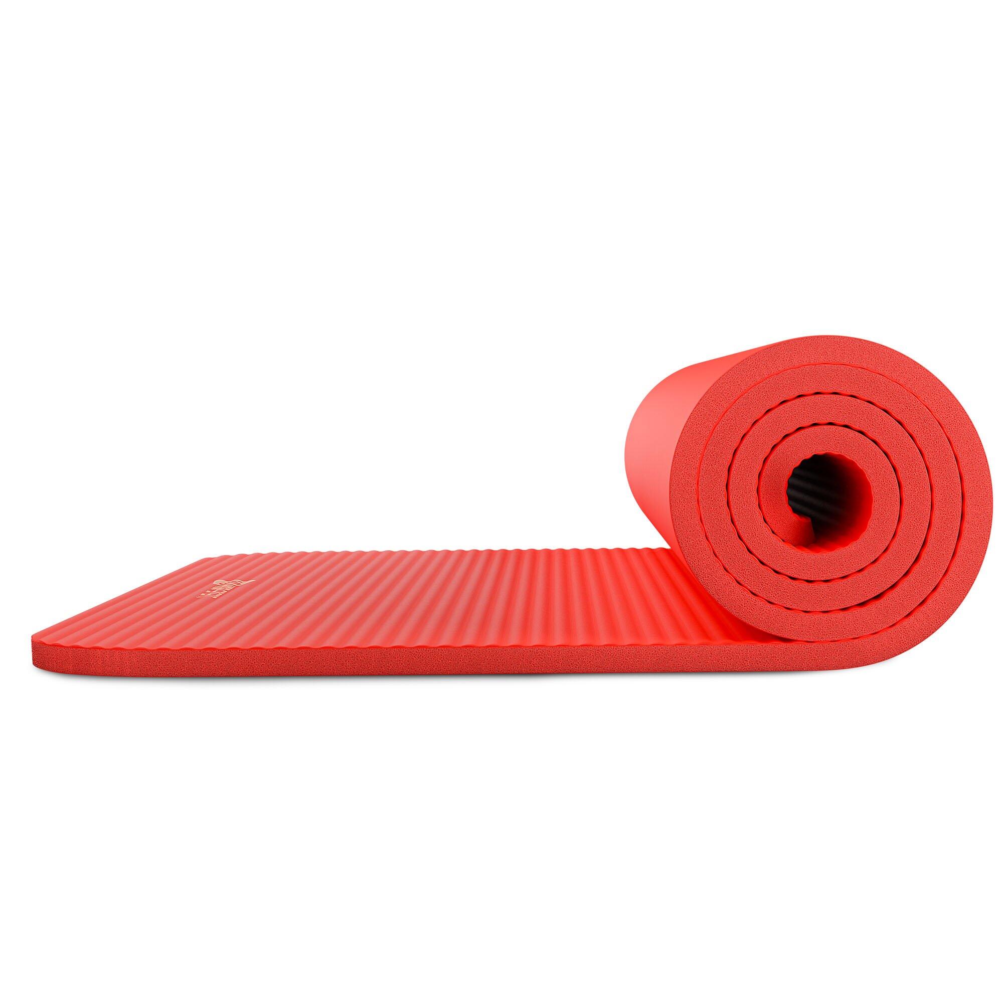 Tappetino fitness NBR 1,5cm - rosso - 190x80cm 7/7