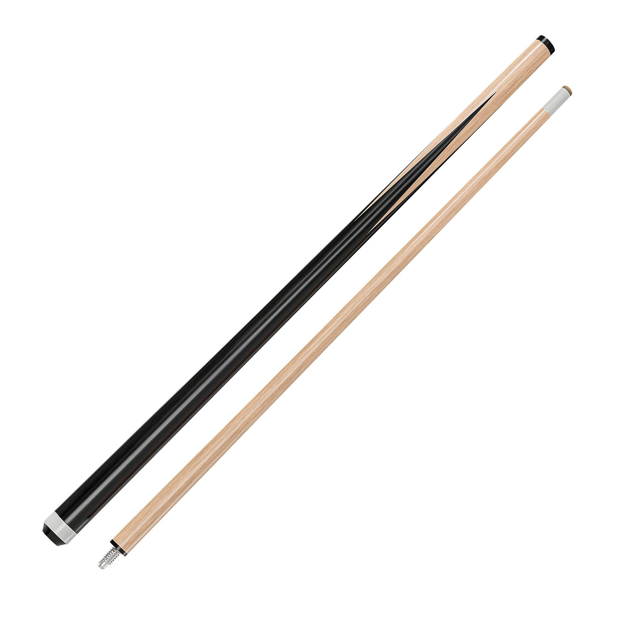 Kij do bilarda składany 2-częściowy, 145 cm, lakierowany, drewno jesionowe 3/4