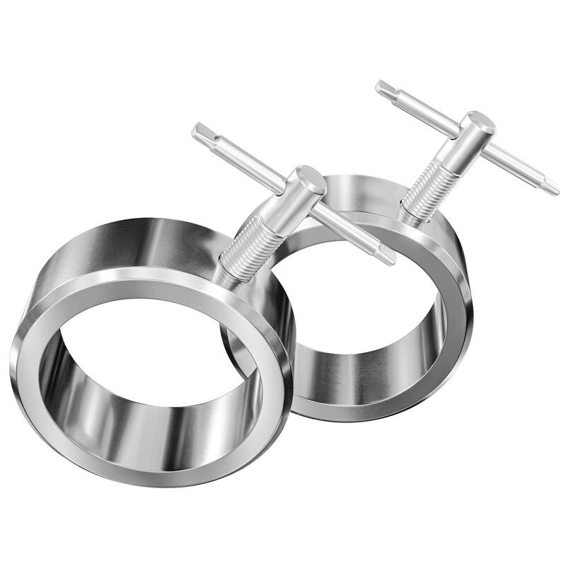 Cleme metalice pentru bară (50 mm) 2 bucăți