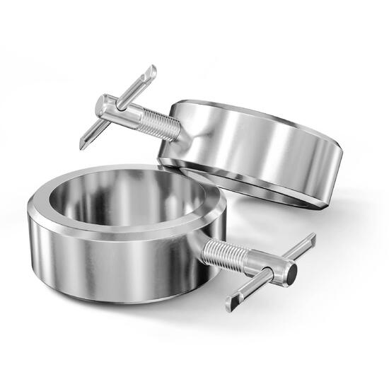 Zaciski do gryfu metalowe (50 mm) 2 sztuki