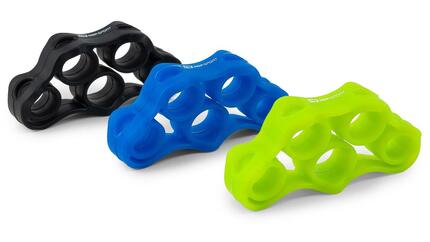 HOP-SPORT Ensemble d'extension de doigt et mains, 3 élastiques de musculation