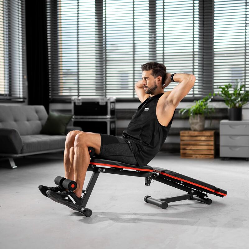 Ławka do ćwiczeń Hop-Sport HS-1010 regulowana