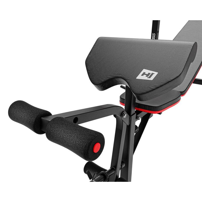 Set culturism Hop-Sport Strong 76kg cu bancă HS-1055