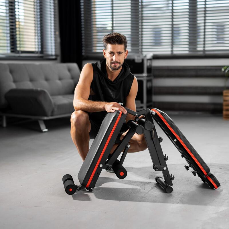 Ławka do ćwiczeń Hop-Sport HS-1010 regulowana