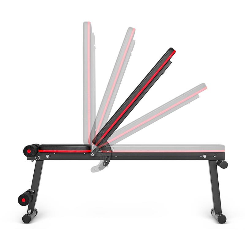 Ławka do ćwiczeń Hop-Sport HS-1010 regulowana