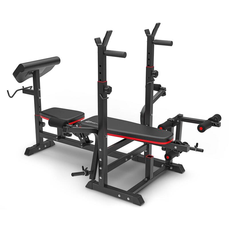 Bancă culturism exerciții Hop-Sport HS-1075 Pro cu scripete
