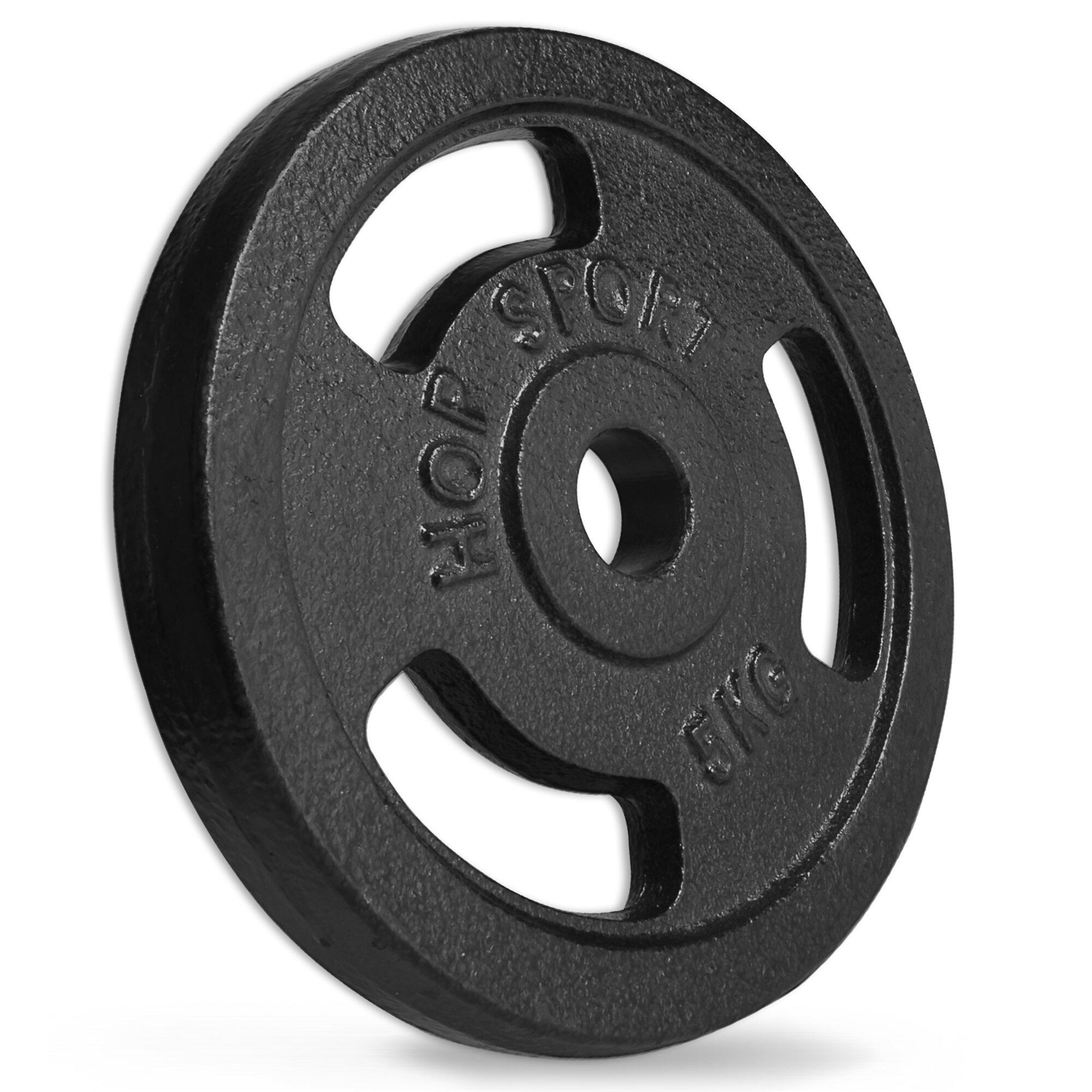 Ensemble de poids en fonte barre Hop-Sport Strong 66kg 7/7