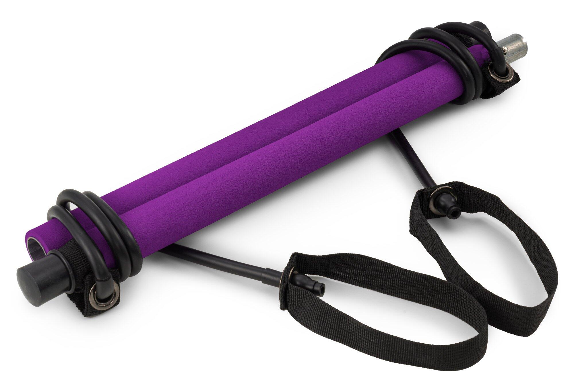 Bastone da allenamento pieghevole con espansori viola 6/7