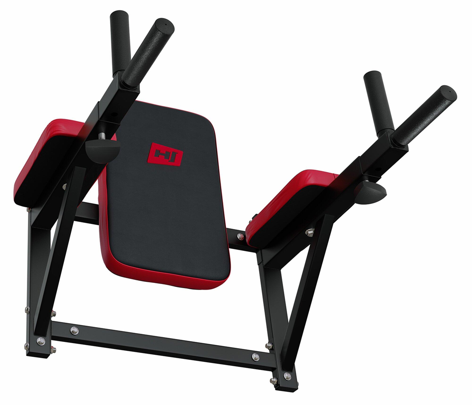Barres parallèles pour dips Hop-Sport HS-1003K pour mur 7/7
