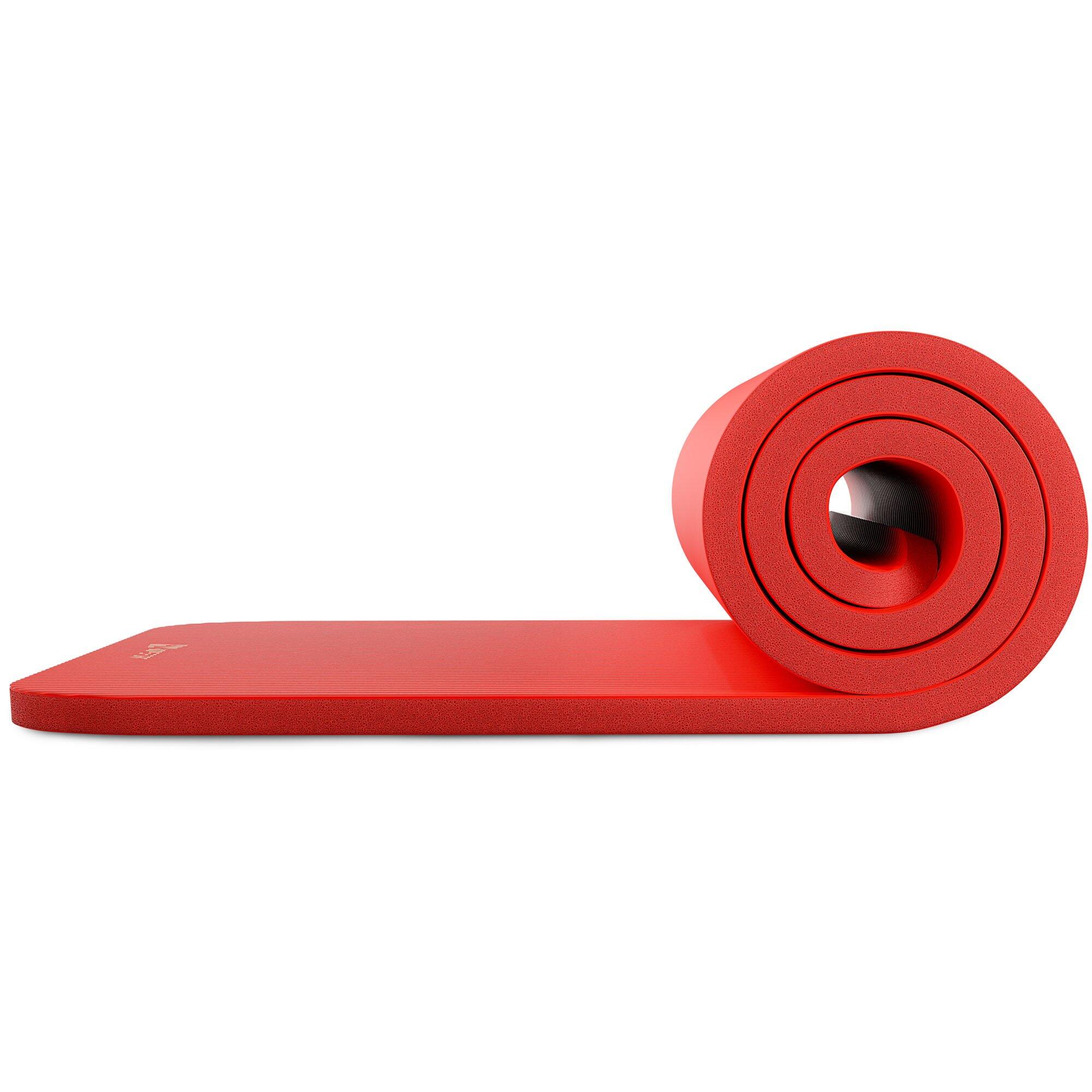Tapis de fitness 2 cm Pilates, Yoga et Gymnastique 190x60 cm Hop-Sport Rouge 7/7