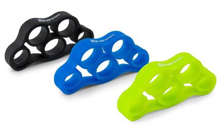 HOP-SPORT Ensemble d'extension de doigt et mains, 3 élastiques de musculation