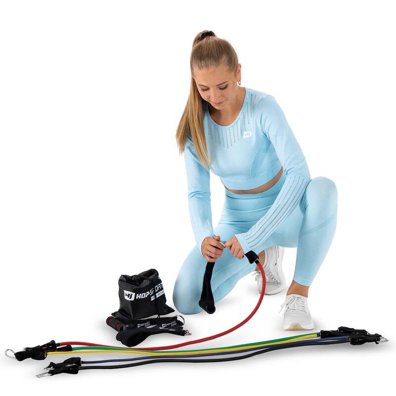 Set 5 benzi de rezistență Hop-Sport