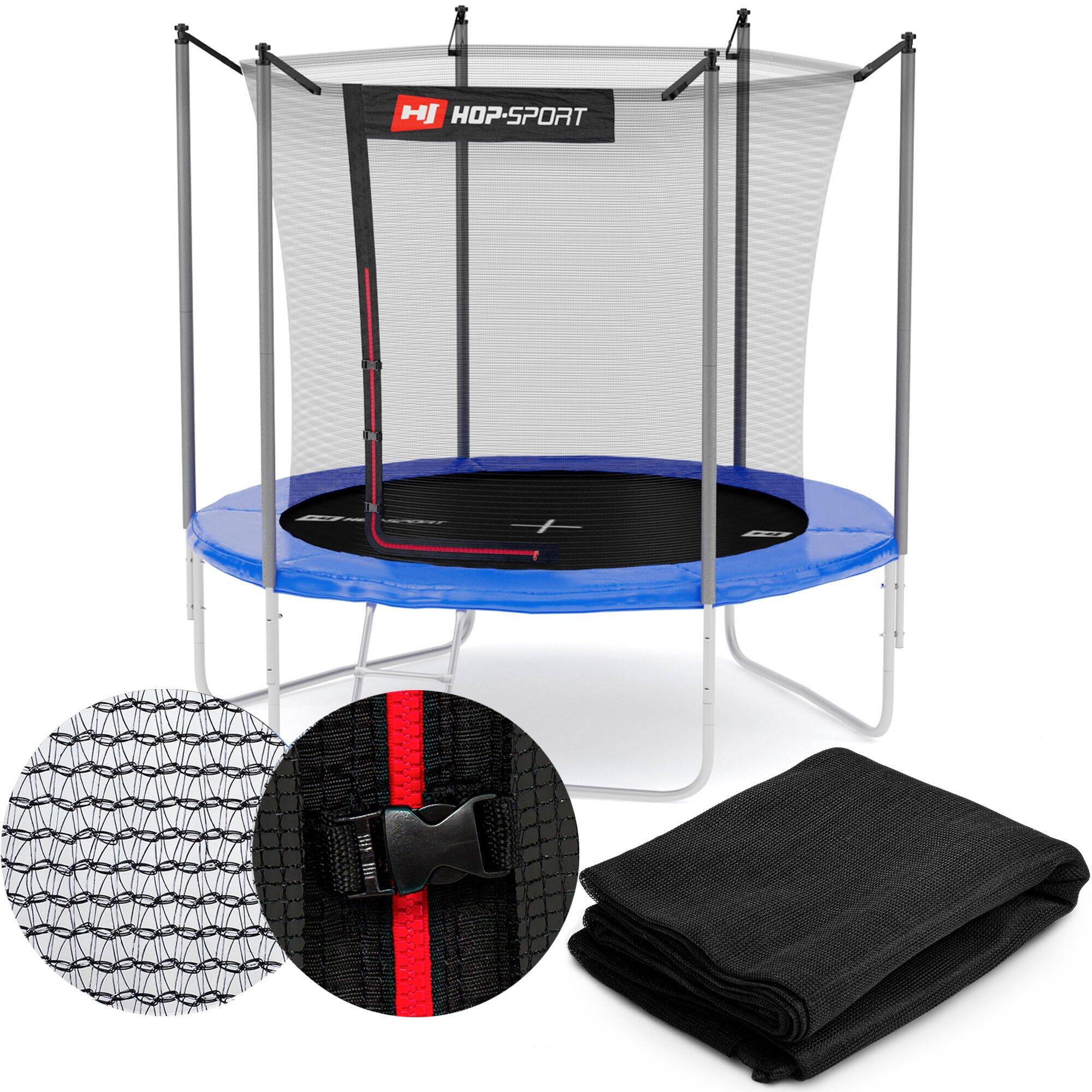 Hop-sport - Filet De Trampoline 8ft Intérieur - Filet De Cadre Trampoline - Noir - Decathlon
