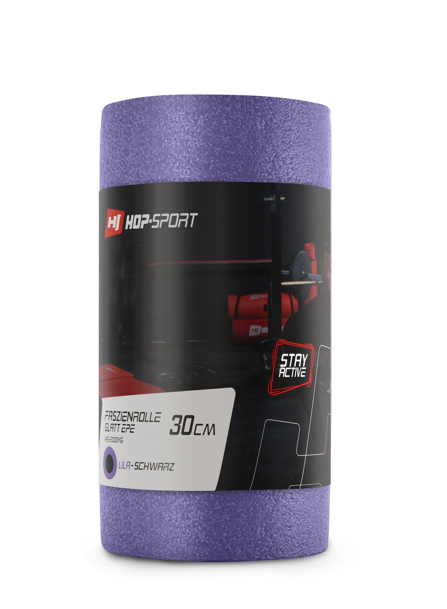 Rodillo de masaje EPE 30cm morado-negro 3/7