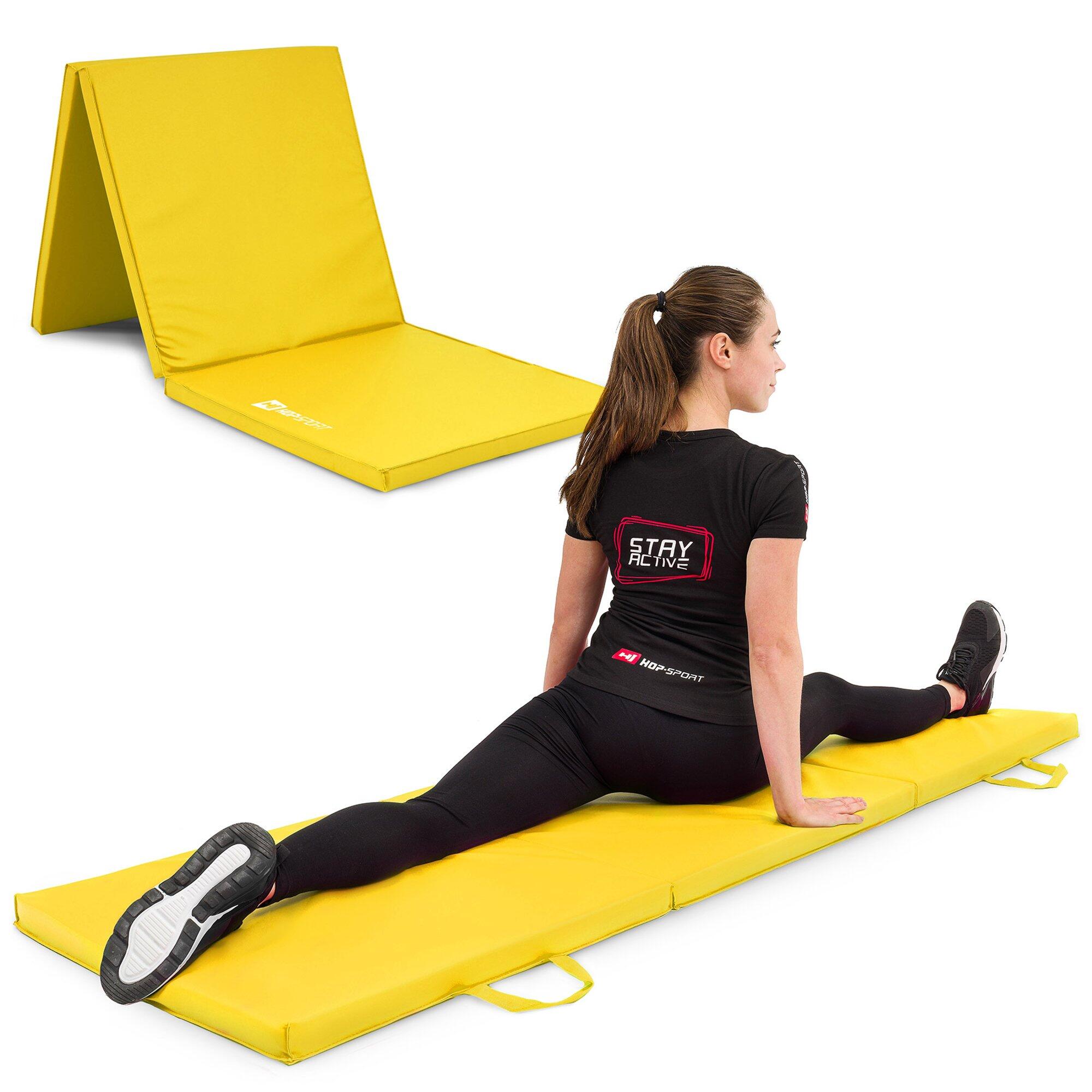 Gutekissen – Tapis De Sol Pliable 4 Parties – Mousse Polyuréthane, Housse Similicuir – Pour Gymnastique, Massage, Rééducation