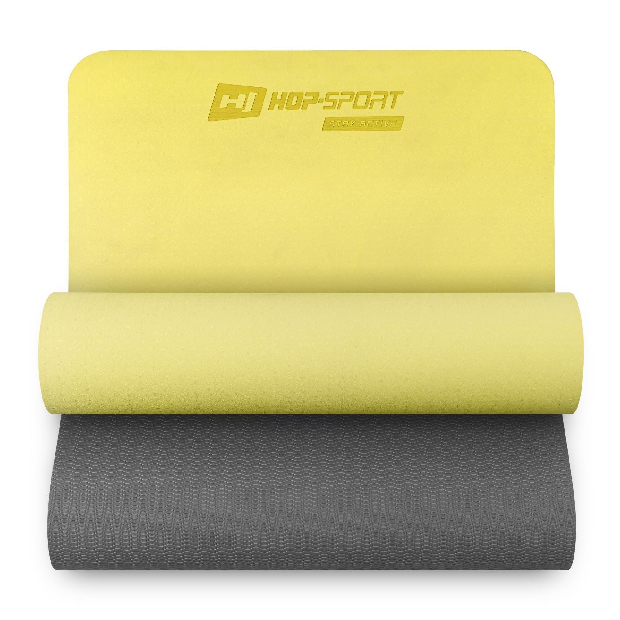 Hop-sport - Tapis De Fitness Hop-sport Tpe 0,6cm, Antidérapant - Tapis De Sol (mousse) - Gris - 183 Cm - Decathlon