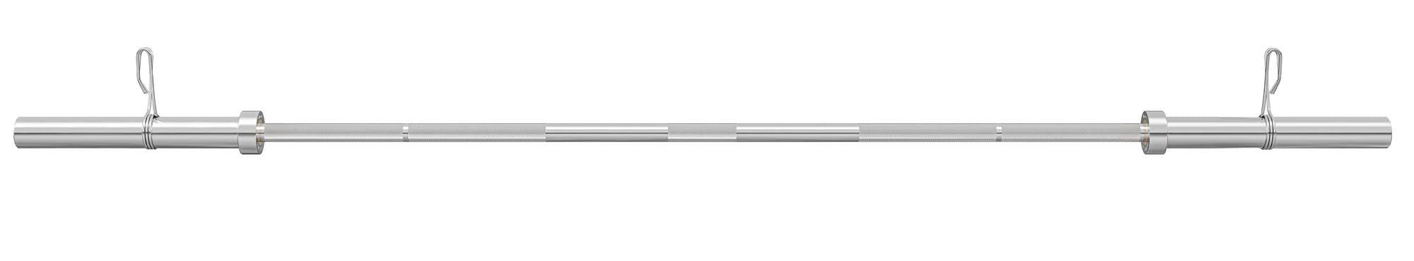 Gryf olimpijski prosty Hop-Sport 220 cm (50 mm) z tuleją obrotową 2/5