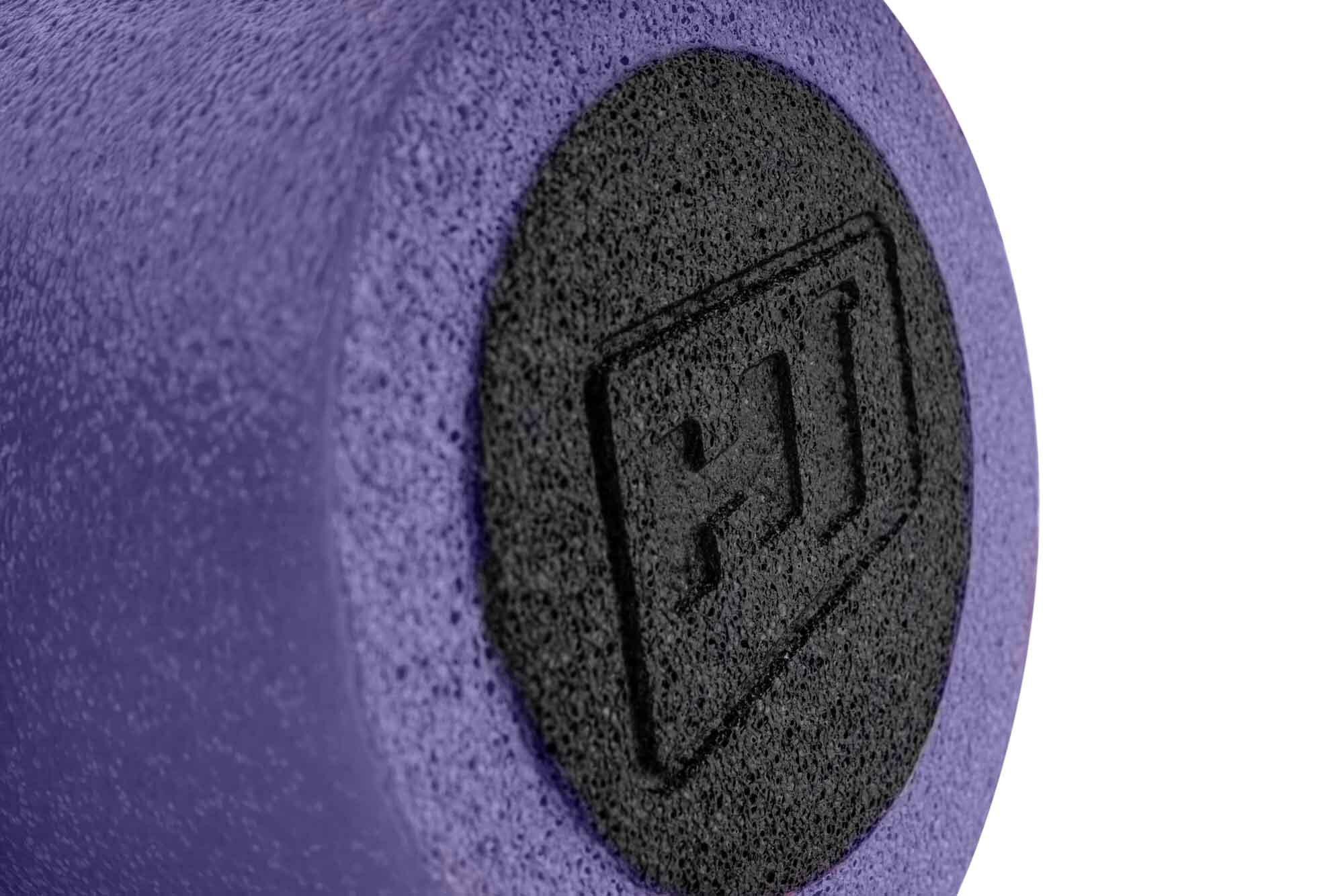 Rodillo de masaje EPE 30cm morado-negro 2/7