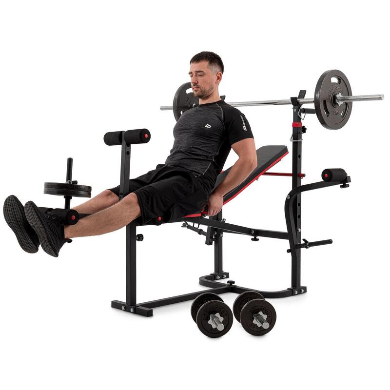 Bancă de culturism Hop-Sport HS-1065HB Pro cu suport