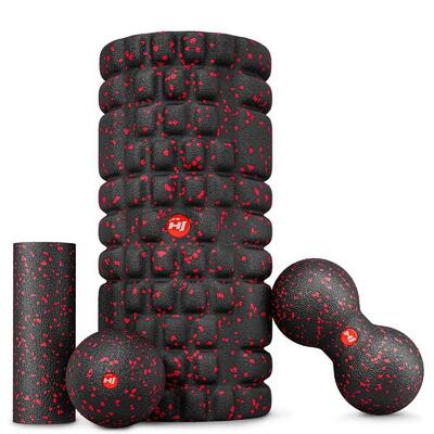 Set van massageballen + roller en massagerol hop-sport