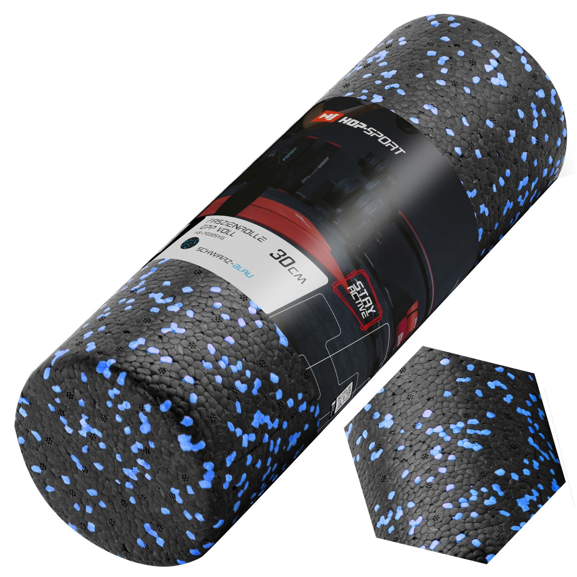 Rodillo de masaje EPP completo 30cm azul 6/7
