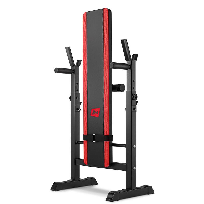 Bancă de exerciții Hop-Sport HS-1080 cu suporturi