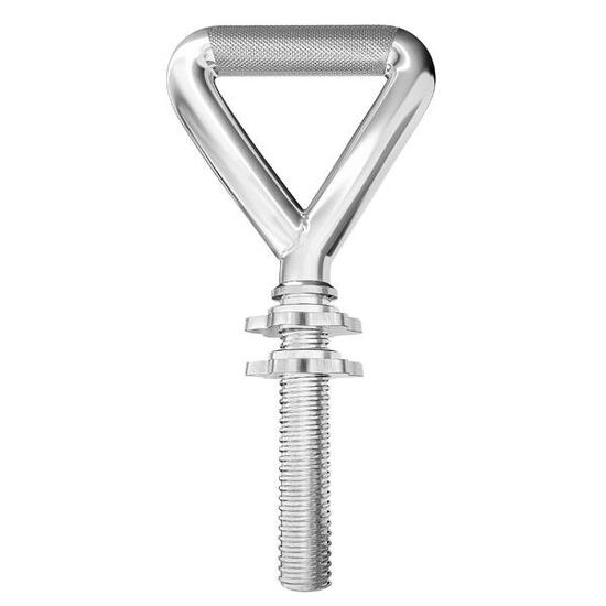 Hop-Sport 37 cm (30 mm) Langhantel für Krafttraining, Griff für Kettlebell