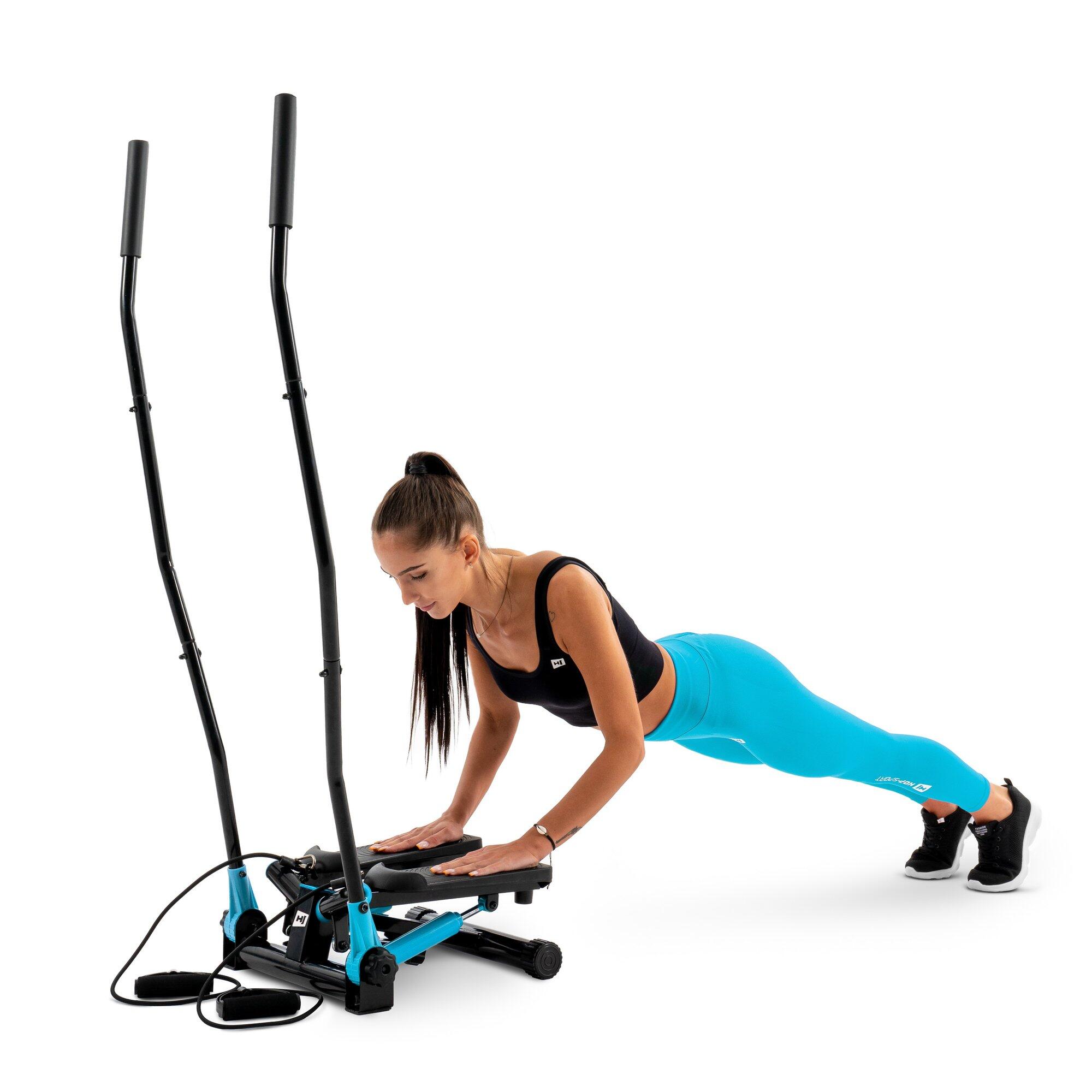 Stepper Per Casa Con Fasce Di Resistenza - Mini Stepper Portatile, Display LED, Portata 150 Kg, Per Allenamento Cardio E Dimagrimento Stepper Per Casa Con Fasce Di Resistenza - Mini Stepper Portatile, Display LED, Portata 150 Kg, Per Allenamento Cardio E Dimagrimento