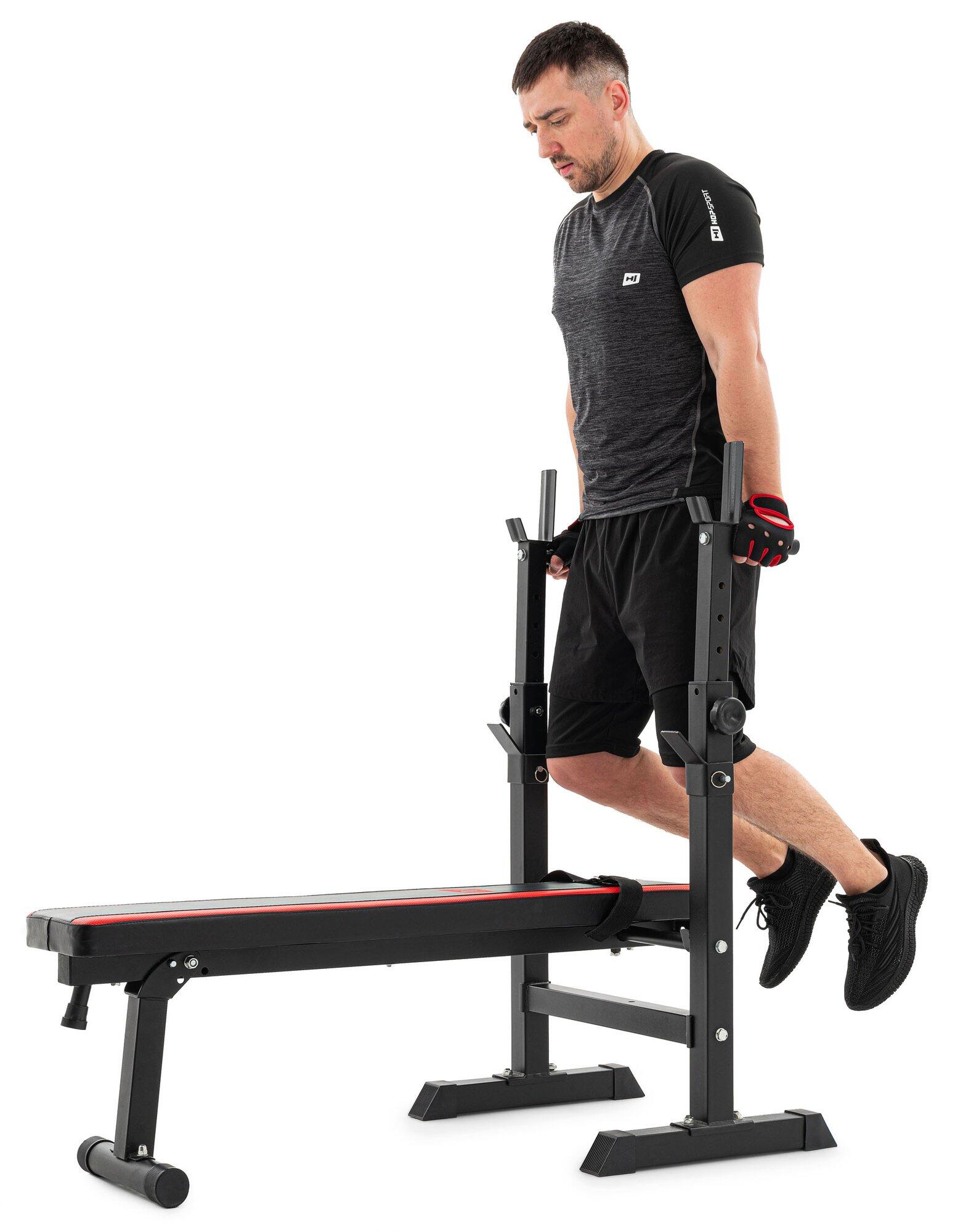 Trainingsbank Hop-Sport HS-1080 met standaards 5/7