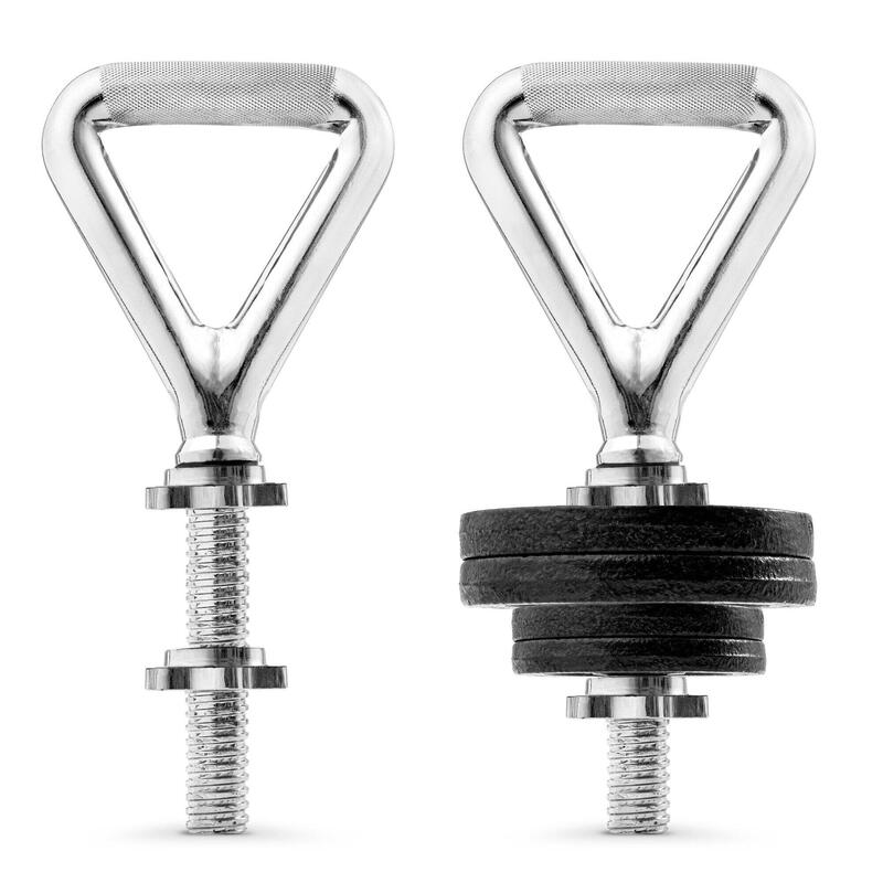 Bară antrenament Hop-Sport 37 cm (30 mm) mâner kettlebell