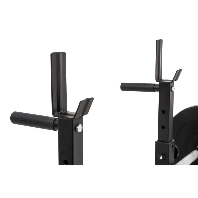 Bancă de exerciții Hop-Sport HS-1080 cu suporturi