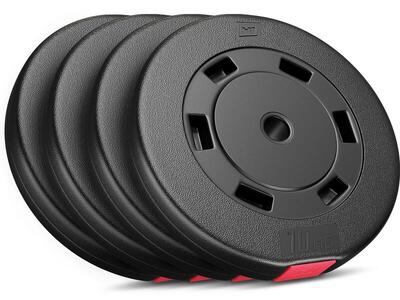 Set di pesi compositi per bilanciere dischi 40kg (4x10)