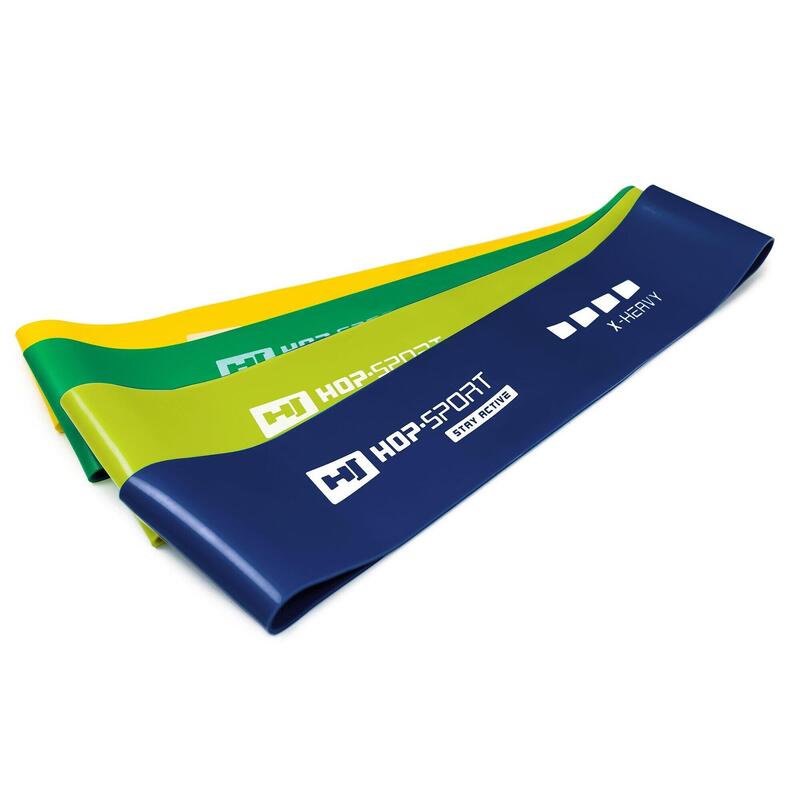 Set de 4 benzi de rezistență Hop-Sport 500x50mm