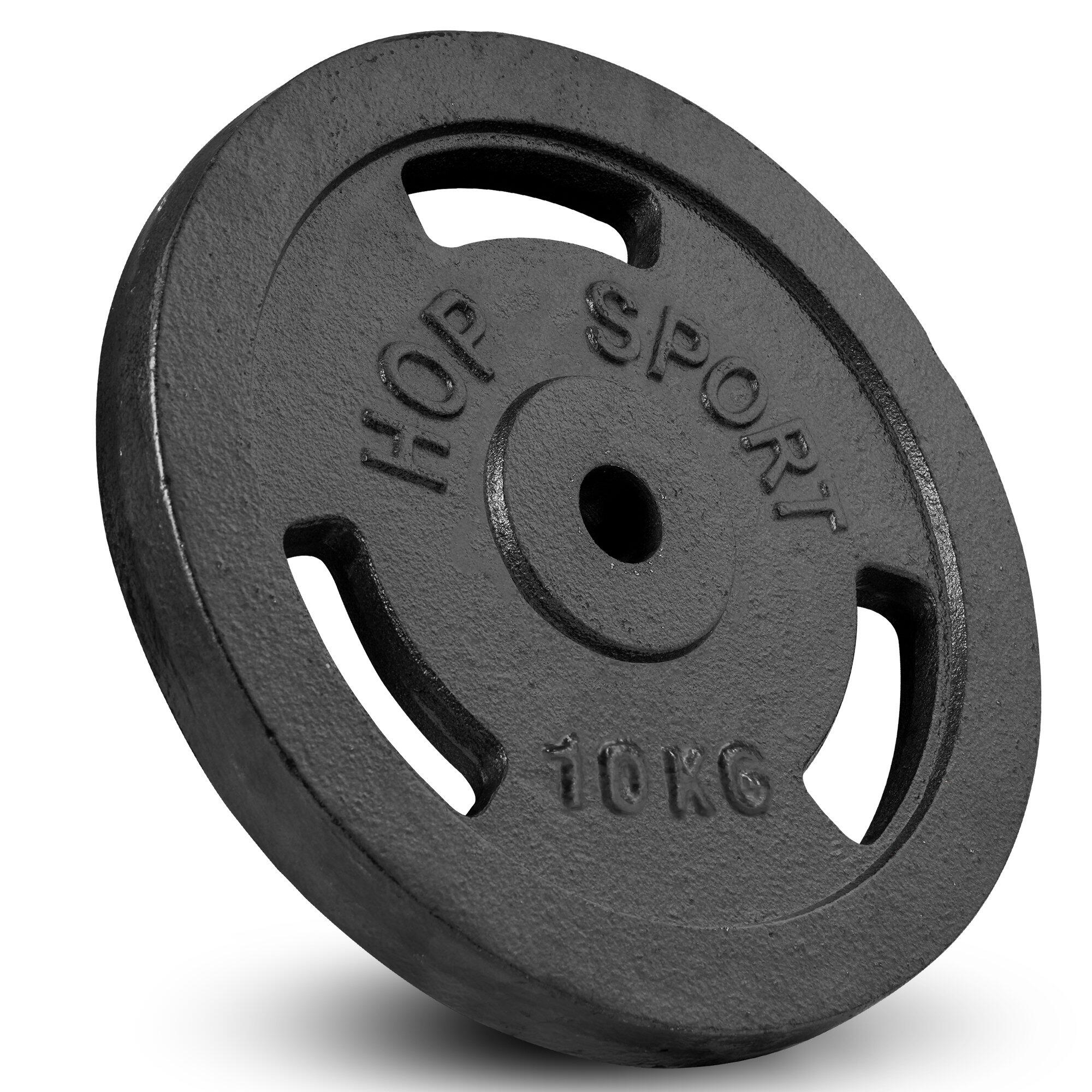 Ensemble de poids en fonte barre Hop-Sport Strong 59kg 6/7
