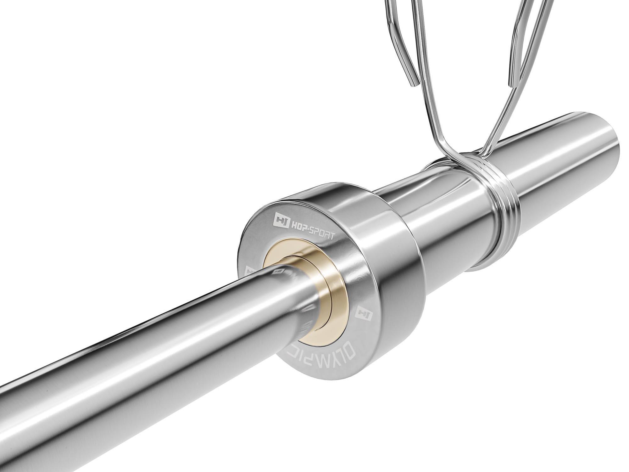 Olympijská tyč 165 cm (50 mm) s bezpečnostnou objímkou 3/7