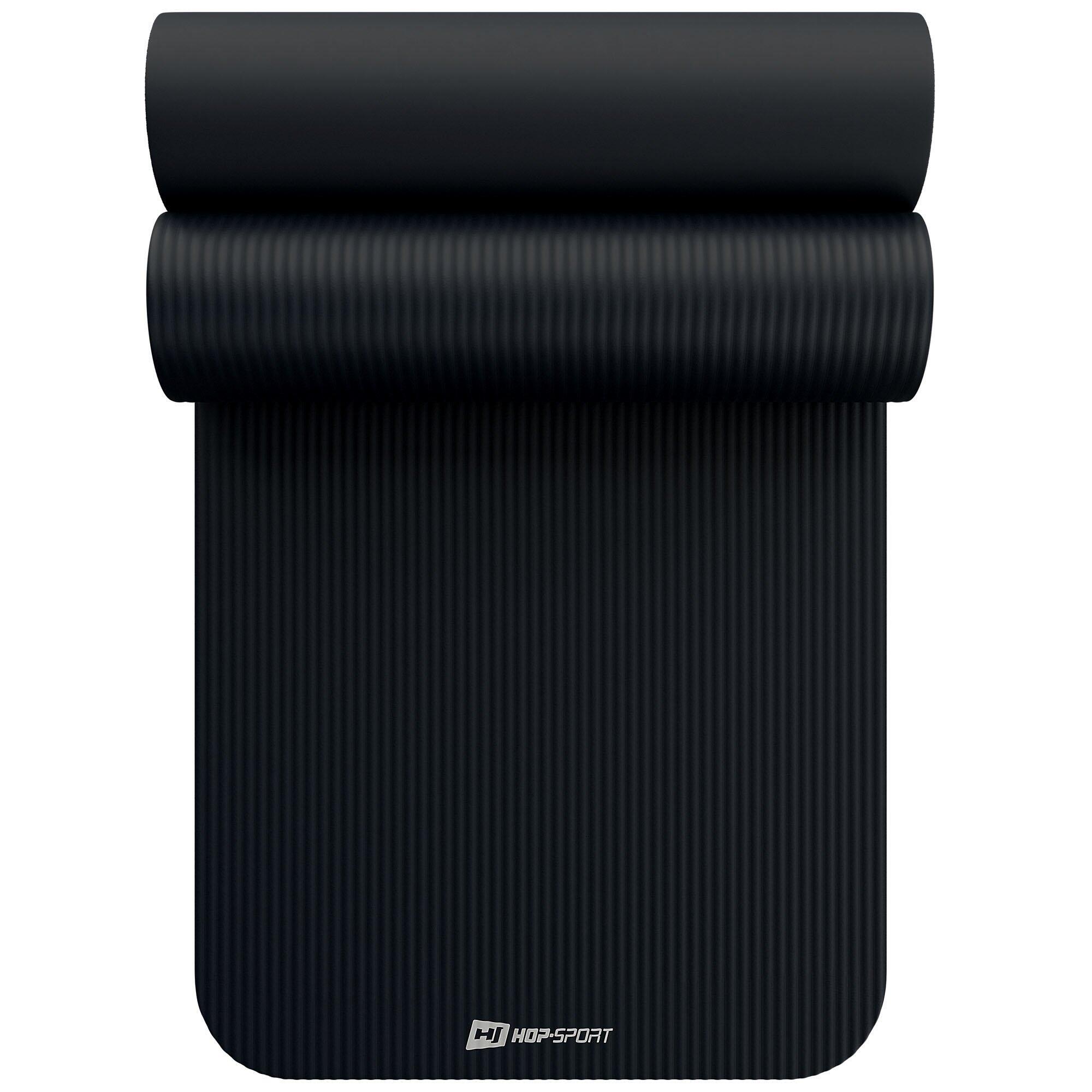 Mata fitness NBR 2cm - czarna - 190x60cm 6/7