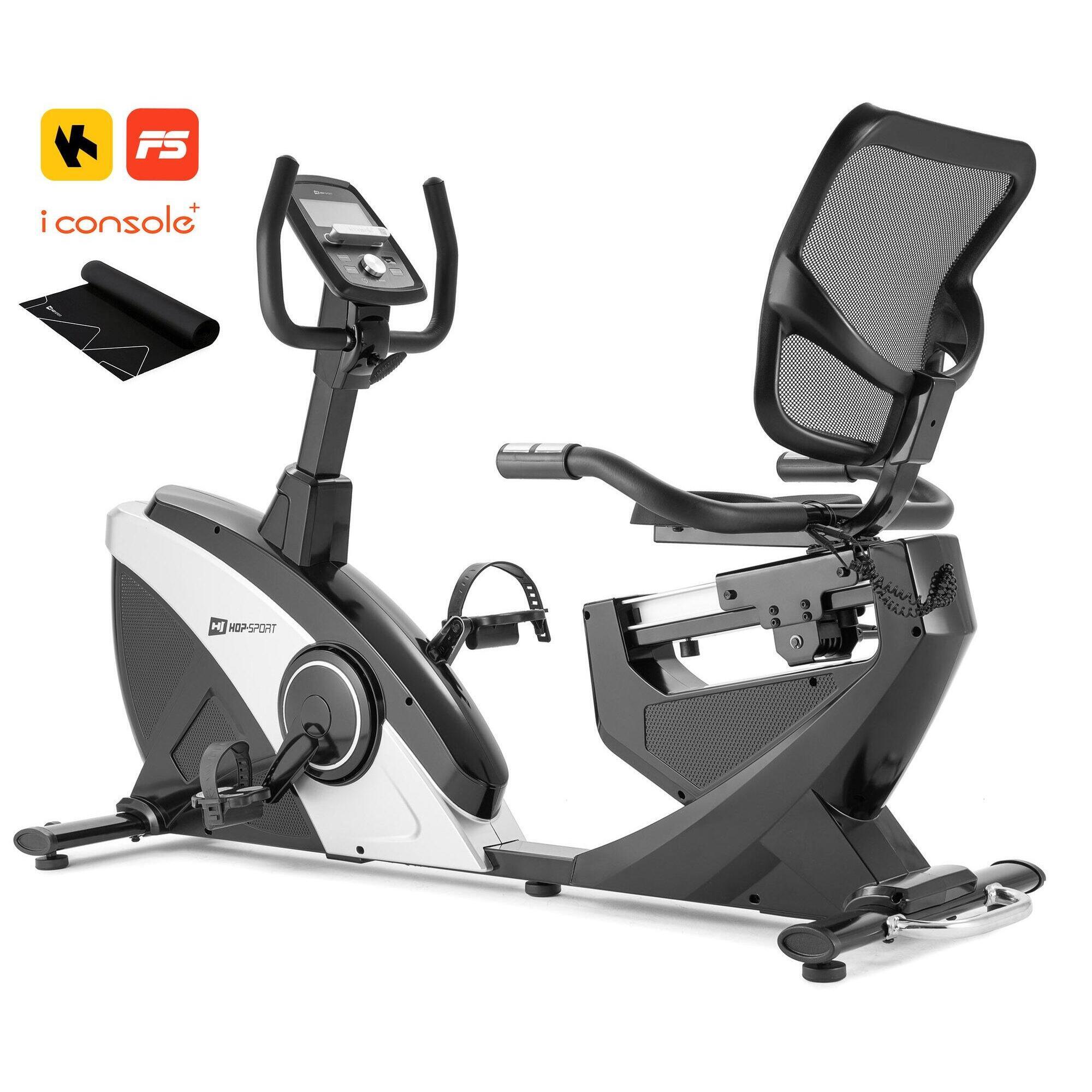 Rower stacjonarny treningowy leżący Hop-Sport Helix