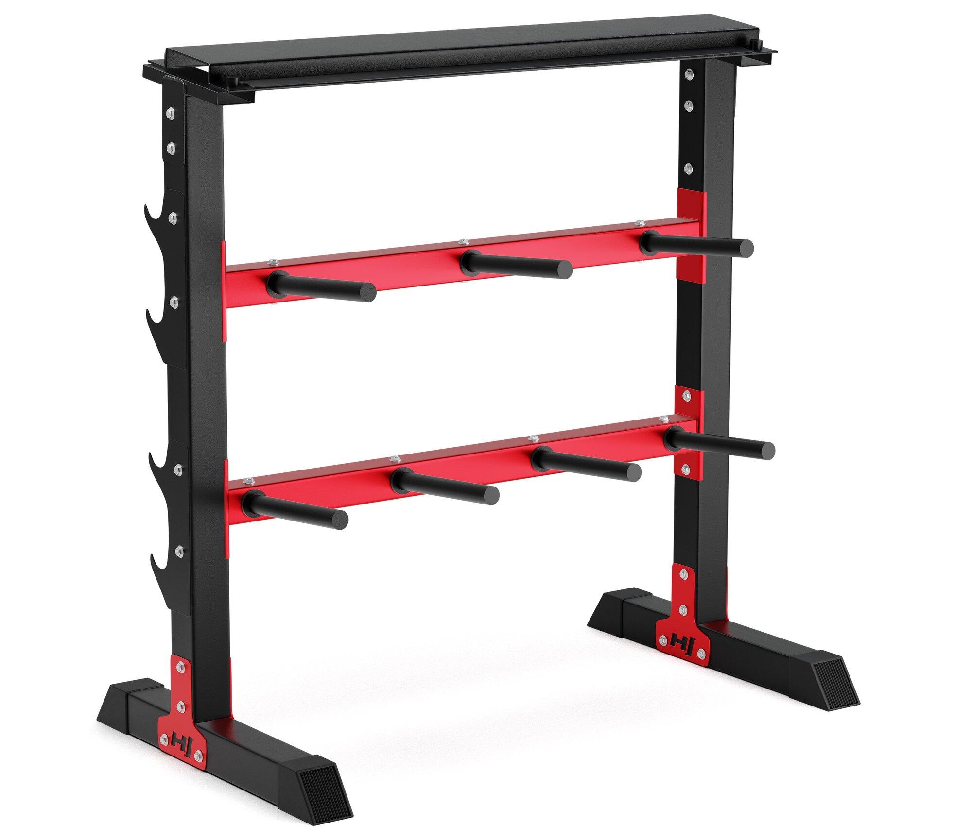 Support pour barres et poids Hop-Sport HS-1007A étagère pour haltères 1/7